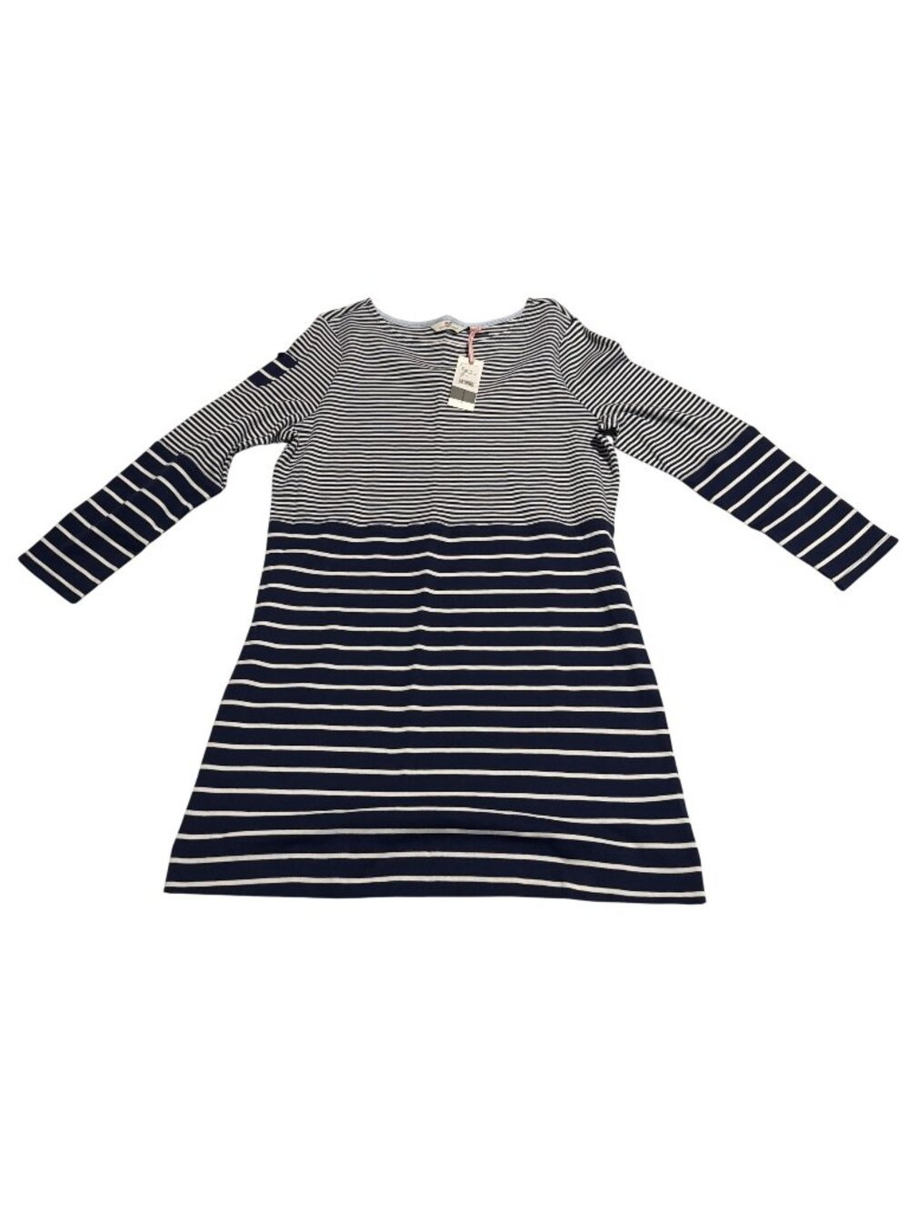 NWT Vineyard Vines LS Mixed Stripe Knit Dress Deep Bay Size Large NEW